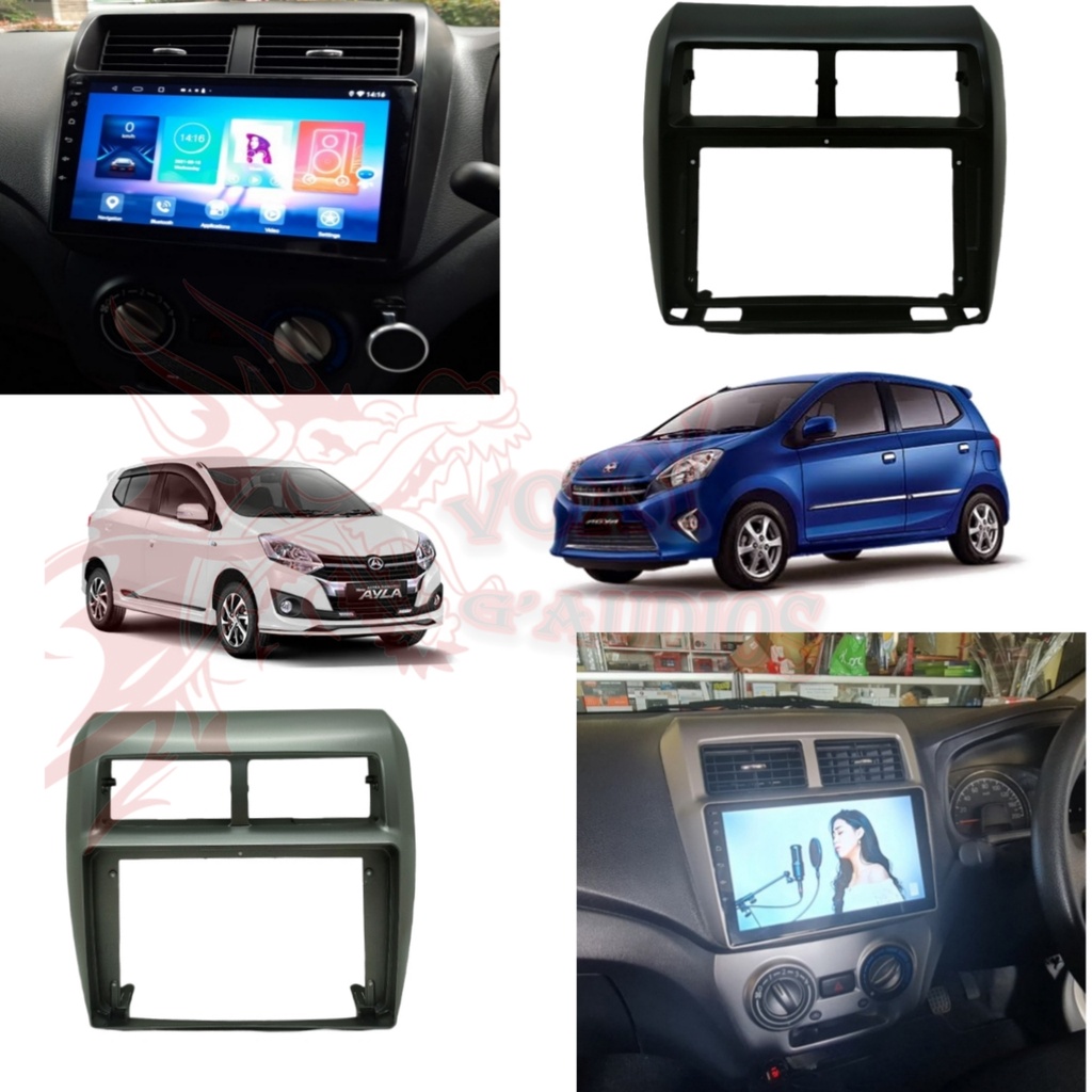 Frame Head Unit Android Agya Ayla 9 inch