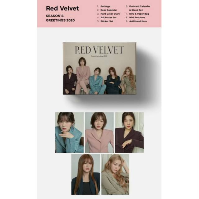 Season Greeting Red Velvet 2020 SMENT
