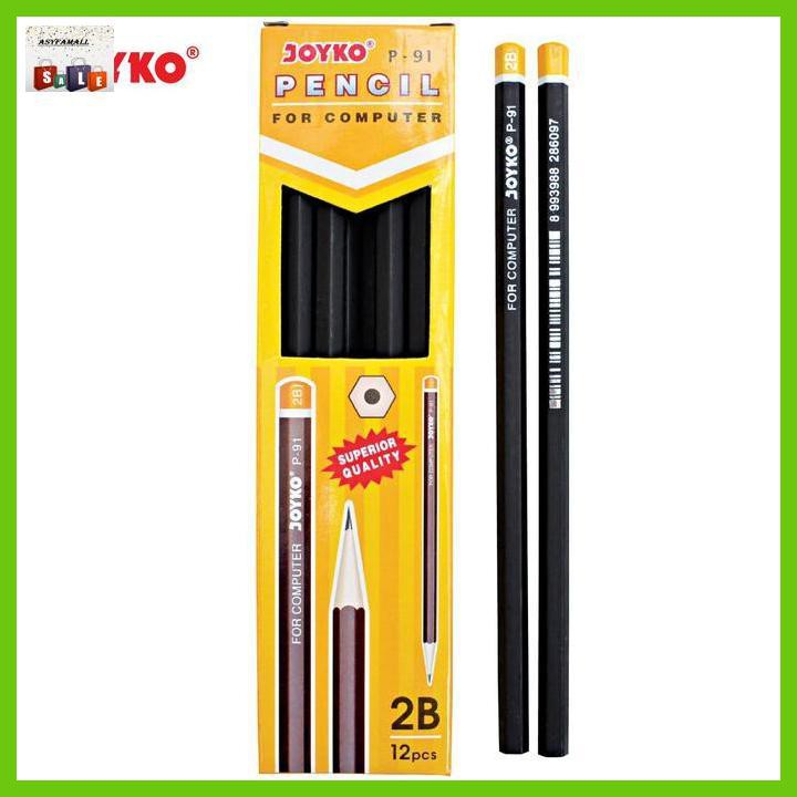 

Silutala- Pencil / Pensil Joyko P-91 / 2B / 1 Box 12 Pcs -Ori.