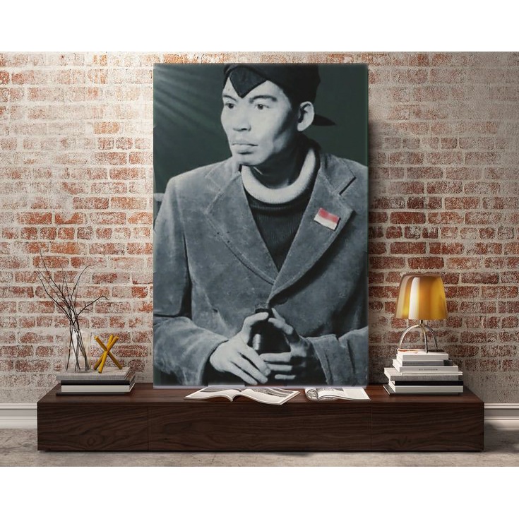 Hiasan Dinding jendral sudirman ukuran besar | Hiasan dinding poster pahlawan | LUKISAN tokoh negara