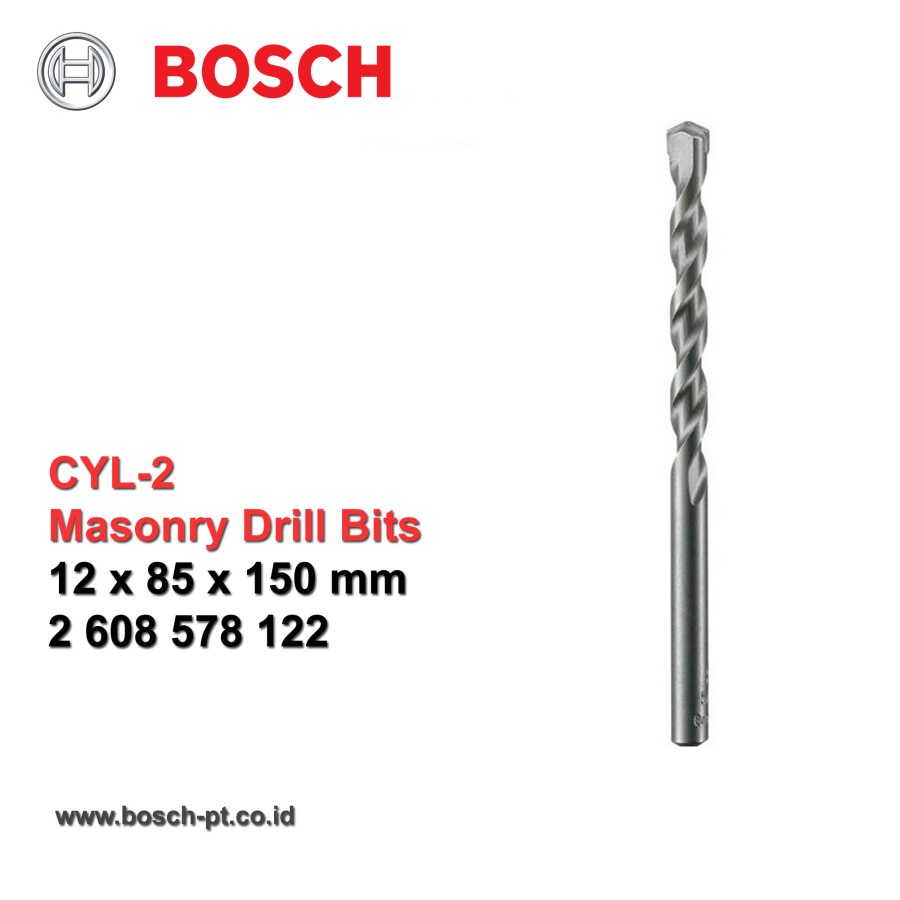 MATA BOR BETON BOSCH CYL-2 5MM - 12MM ORIGINAL!!