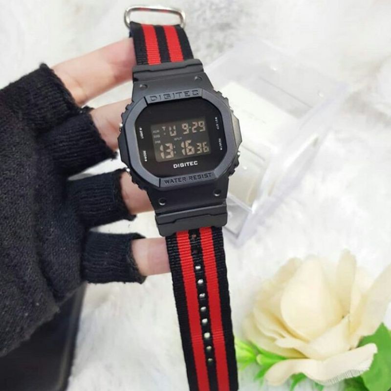 Jam tangan pria DIGITEC Dg 6034 original