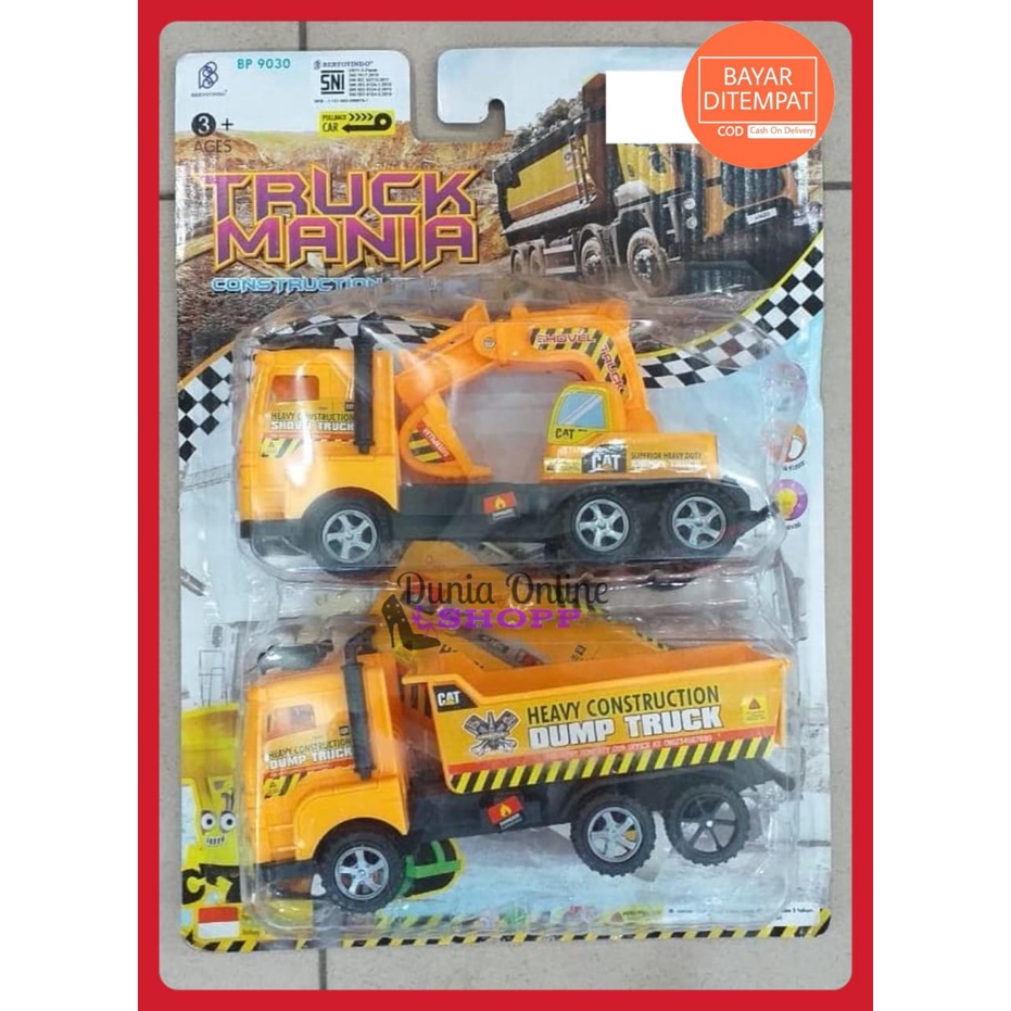MAINAN MOBIL TRUCK MANIA/MAINAN TRUCK ANAK ANAK/MAINAN TRUCK CONSTRUCT