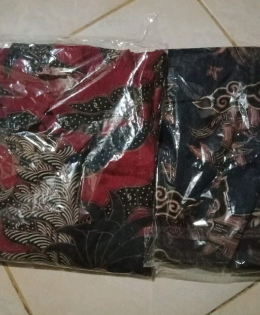 Kemeja Batik Pria Lengan Panjang Size M L Xl Xxl Rsbo26