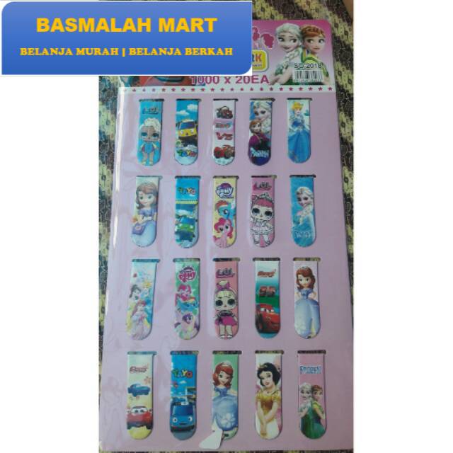 

Bookmark | pembatas buku magnet Ecer Murmer