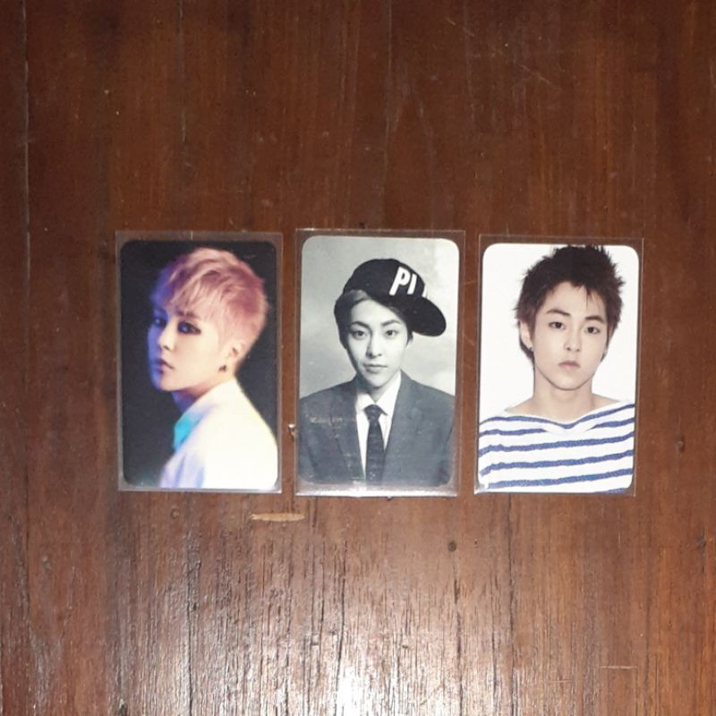 READY SHARING REPACKAGE PHOTOCARD SET A XIUMIN EXO DEBUT 10th ANNIVERSARY