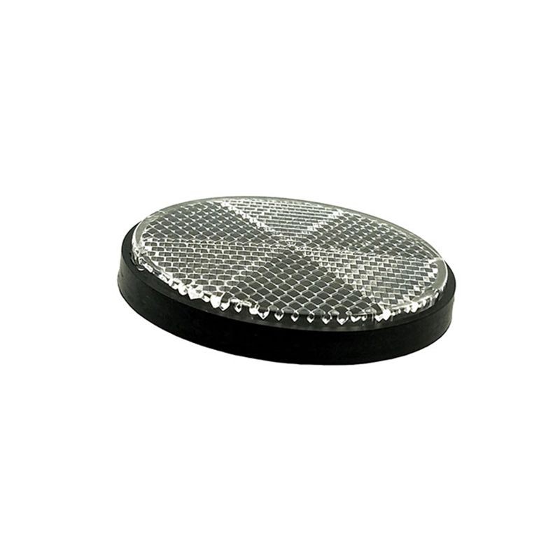 Reflektor mata kucing bulat putih - sepeda motor dan mobil