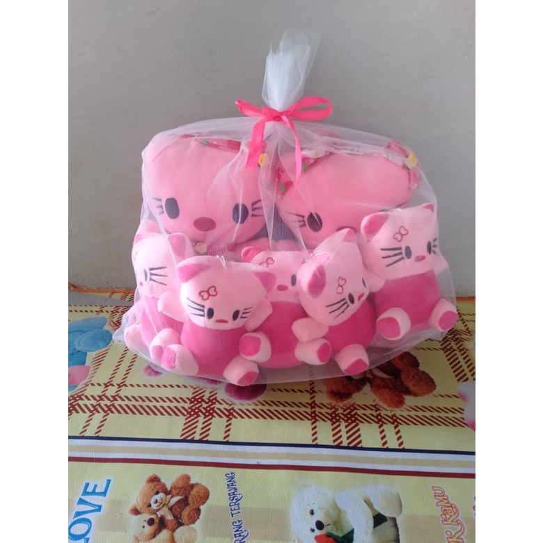 BISA COD boneka hello Kitty beranak induk 2 anak 5