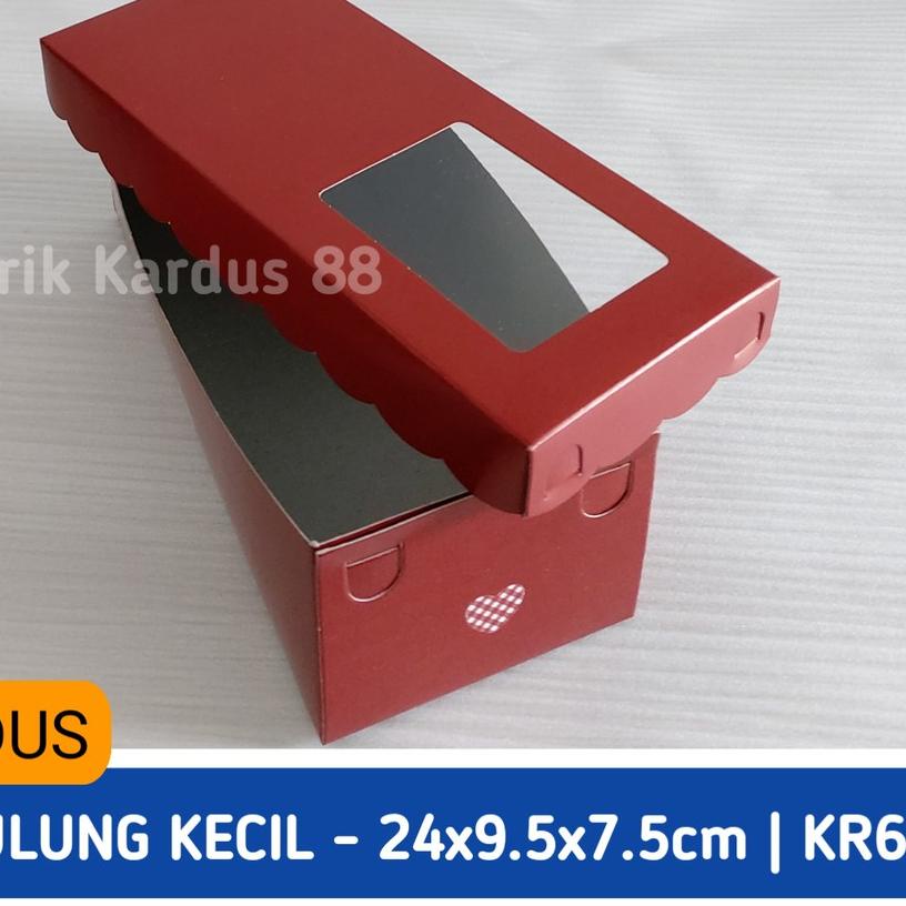 

♪ ISI 10 BIJI Kardus bolu gulung kecil kr6 | kotak kue dus roti box dos brownies ➫