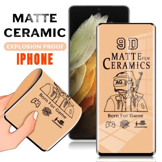 [Kita] Antigores Ceramic Matte All Tipe Iphone Anti Minyak Glare