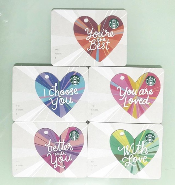 Starbucks Card Indonesia Valentine 2018