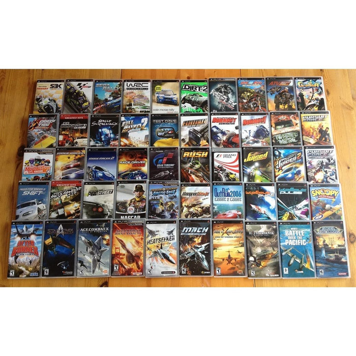 Kaset / DVD PSP / Playstation Portable 1366++ Judul (100% Works)