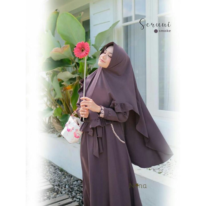 Open po seruni dress by nona hijab