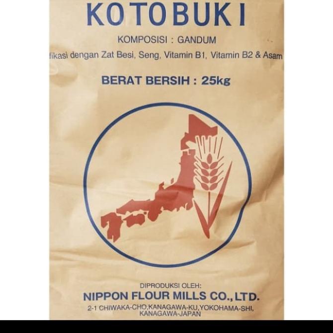 

[[COD]] Tepung terigu protein rendah Kotobuki repack 1 kg TERJAMIN Kode 973