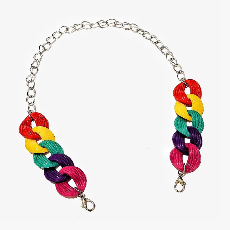 Kalung Gantungan Masker Strap Chic Mixed Colorful Pop Beads Chain Series Rantai Mote Candy