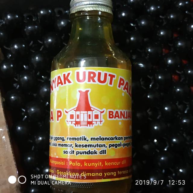Minyak Pala Minyak Urut Pala cap Banjar