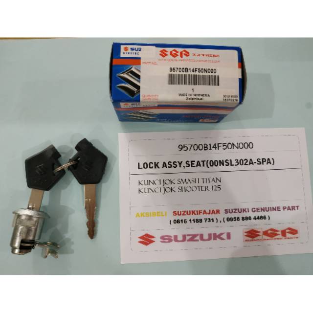 Kunci Jok Suzuki Smash Titan ori SGP