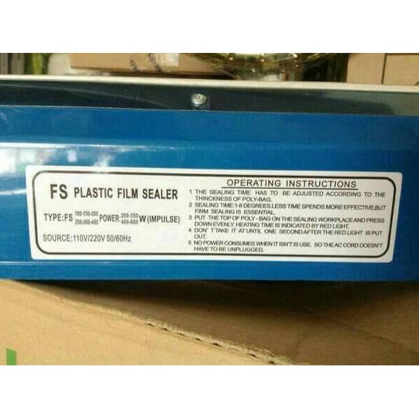 Alat Press Plastik 30Cm / Impulse Sealer / Mesin Press Plastik