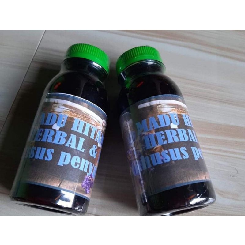 

madu herbal hitam pahit + asma