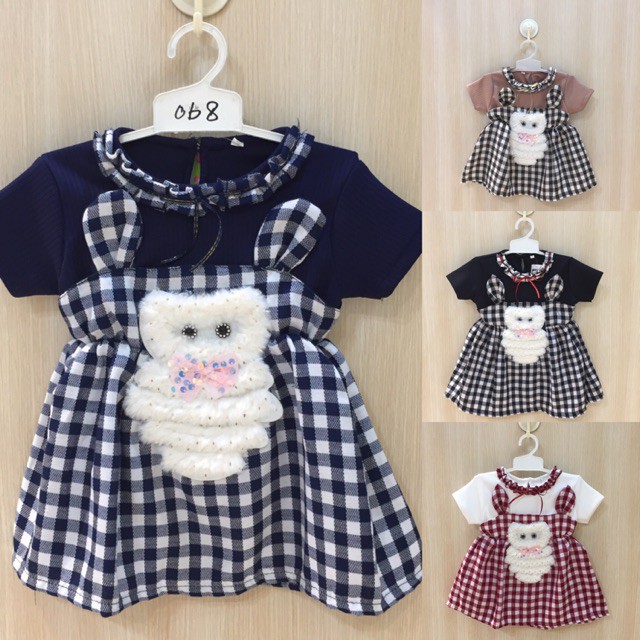 Baju Bayi Perempuan Bayi Cewek (3 bulan- 4,5 tahun) Dress ...