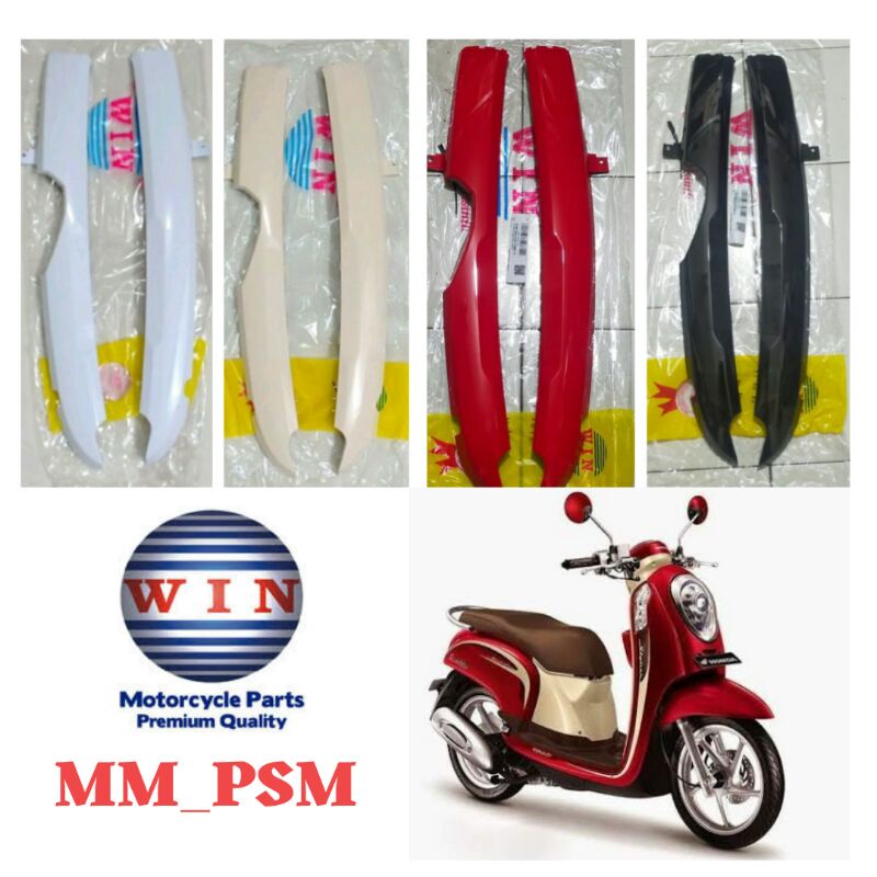 DEK KOLONG SAMPING BAWAH KOLONGAN SAMPING KIRI KANAN FLOOR BODY SAMPING DEPAN BAWAH SCOOPY FI ESP 2014 2015 2016 MEREK WIN