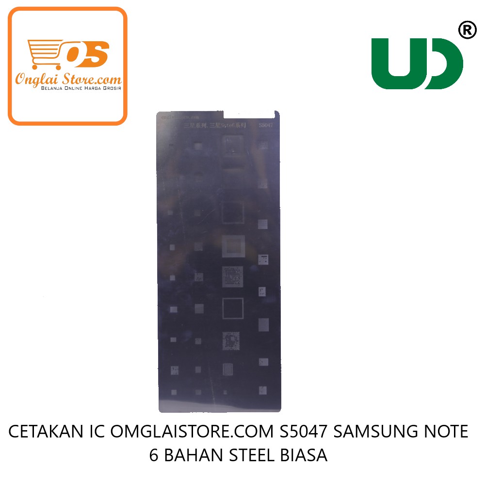 Cetakan Ic Omglaistore.Com S5047 Samsung Note 6 Bahan Steel Biasa (Harga Spesial)