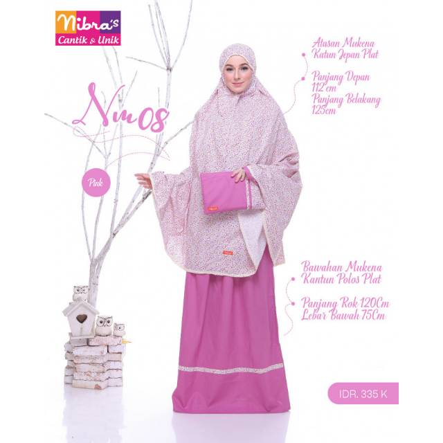Nibras Mukena, Mukena Nibras NM 08 Pink