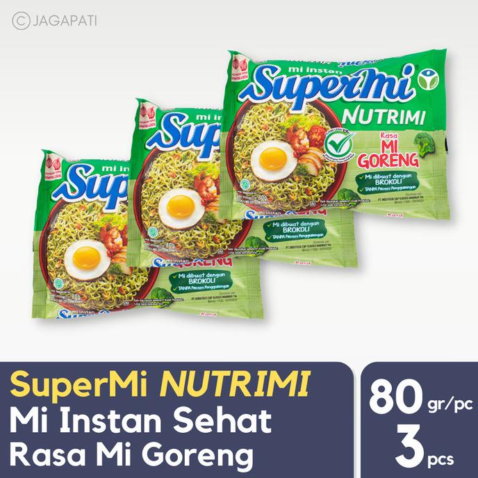 

Nutrimi - Mie Instan Non-MSG - Paket 3 Pcs - Rasa Mie Goreng