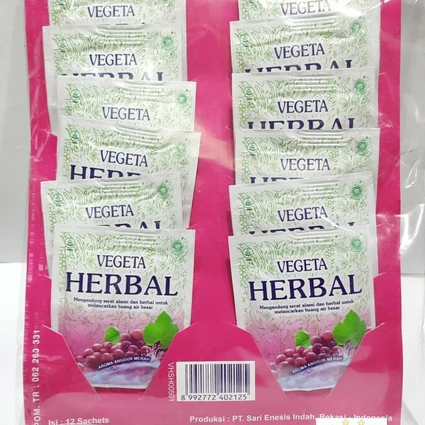 Vegeta Herbal / Minuman Melancarkan BAB