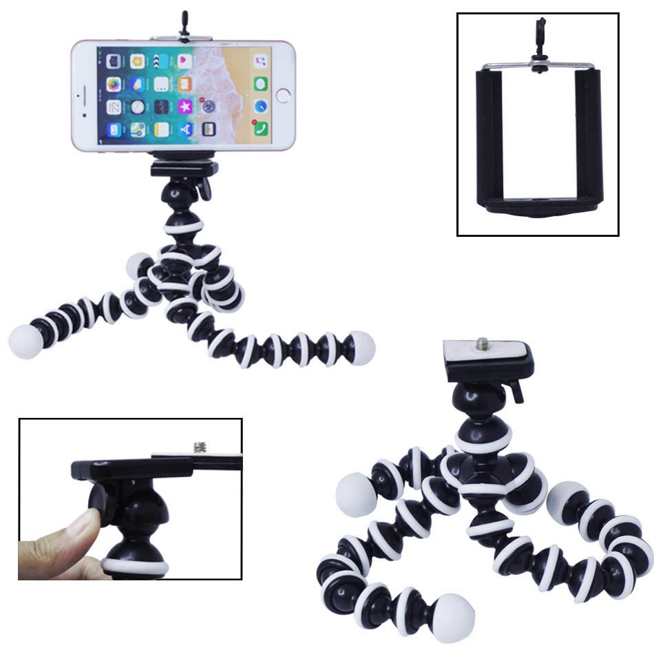 Tripod Hp dan Kamera Cumi Gurita Plastik Terlaris Termurah / Gorila Pod Lentur Fleksibel Stabilizer Mini Free Holder Universal