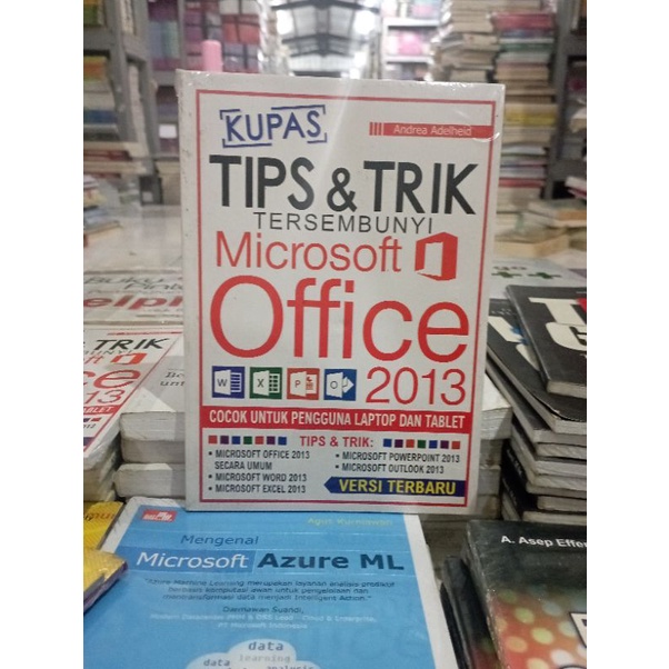 OBRAL BUKU KOMPUTER / BUKU PEMOGRAMAN / EXCEL TABEL ANALISIS / MEMBUAT MS EXCEL / VISUAL VIDEO / INTELIGENSI SQL / JAVA NETBEANS / MY SQL / MICROSOFT ACCES / AKUNTANSI / CORELDRAW / MEMBUAT WEBSITE / MICROSOFT OFFICE / GOOGLE / AUTO CAD / MURAH ORIGINAL-MICROSOFT OFFICE