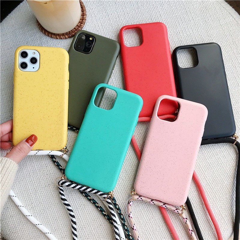 Case Dengan Lanyard Bahu 6 Warna Untuk Iphone Se 2020 11 11pro 11 Pro Max 6 6s 7 8 Plus X Xs Xr Xs Max