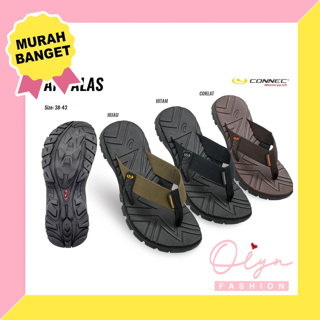 Sandal Jepit Pria/Sandal Cowok Connec ANDALAS