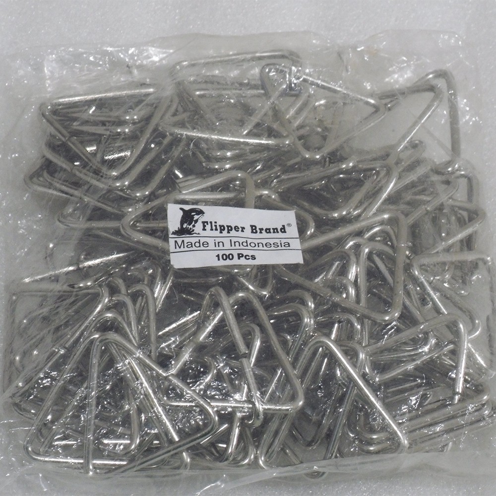 Ring Segitiga Tas Nikel 3,5 cm