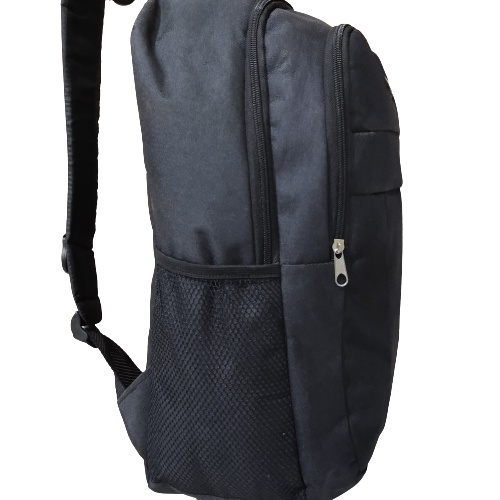 Backpack Polo Denim asual Pria Wanita Tas Ransel Laptop Free Raincover
