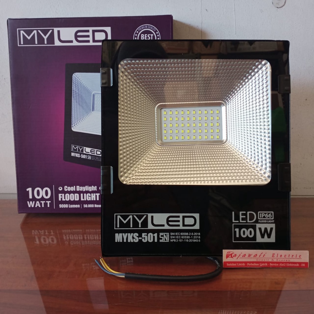 LAMPU SOROT / FLOODLIGHT MY LED 100 WATT