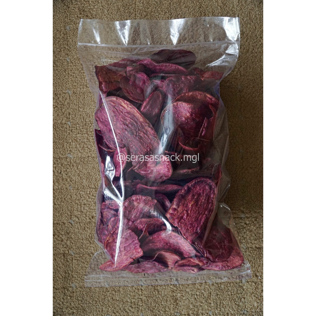 

Kripik telo ungu 250gr / cemilan enak / cemilan murah