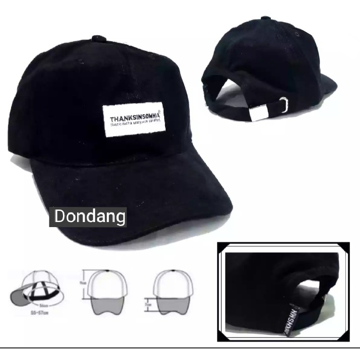 HEPPY - SHOPING // topi baseball unisex thanksinsomnia