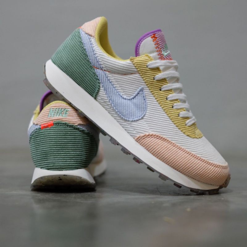 Sepatu Nike Daybreak Day Break Pastel Corduroy Grey Green Blue Peach Premium