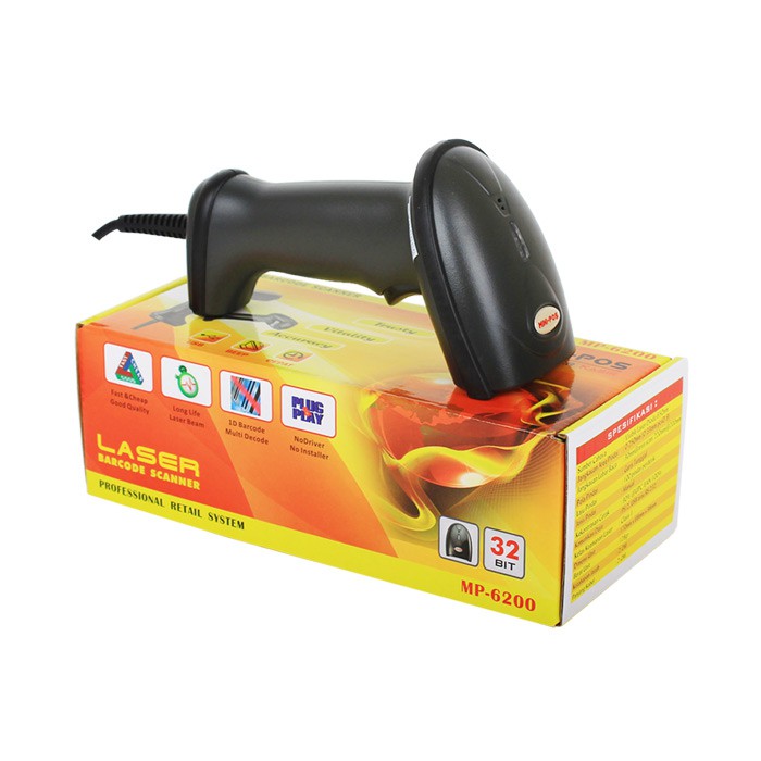 Barcode Scanner 1D MiniPOS MP-6200 Manual