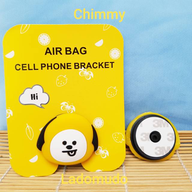BT21 BTS RING HOLDER AIR BAG / FINGER GRIP / PEGANGAN HP / CHIMMY