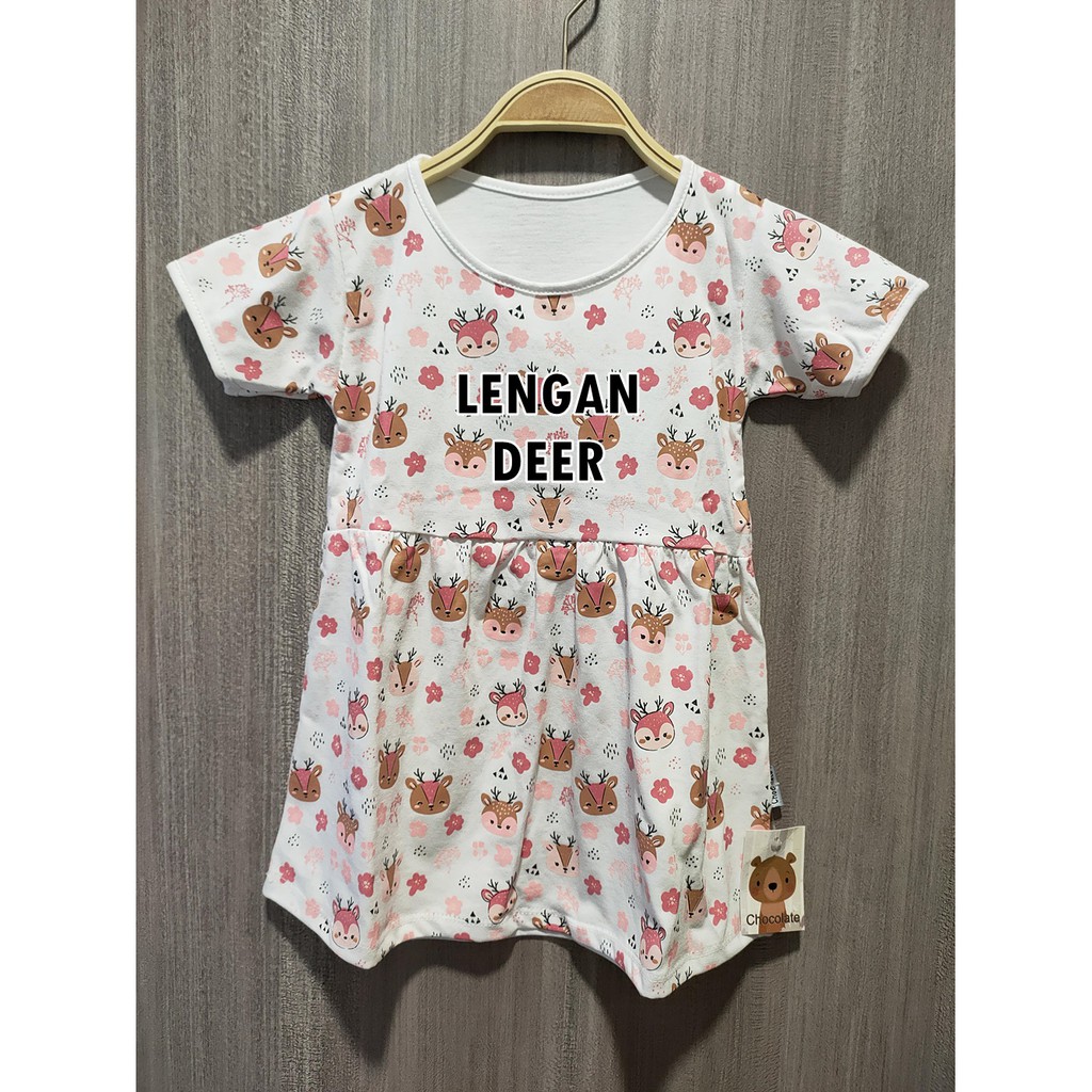 Dress / Gaun Anak 1-3 Tahun Lengan