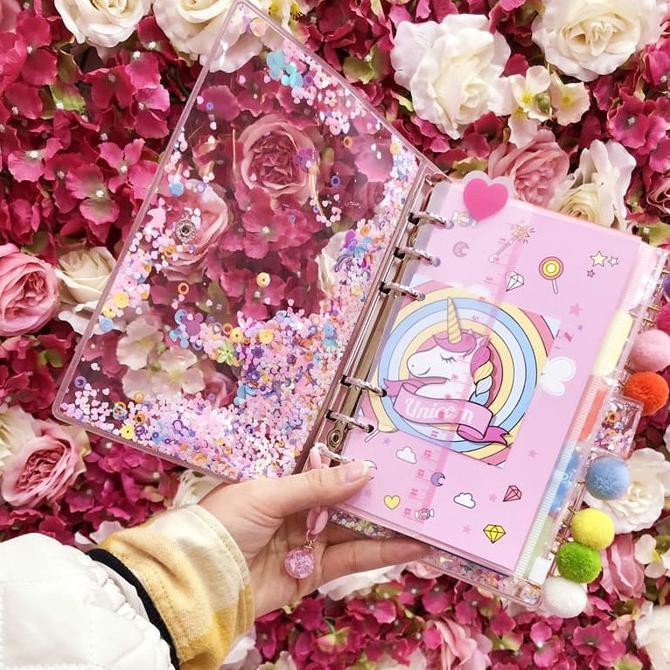 

Unicorn Set Basic Edition Buku Tulis/Notebook /Catatan/Binder/Agrenda Lavacakesale91