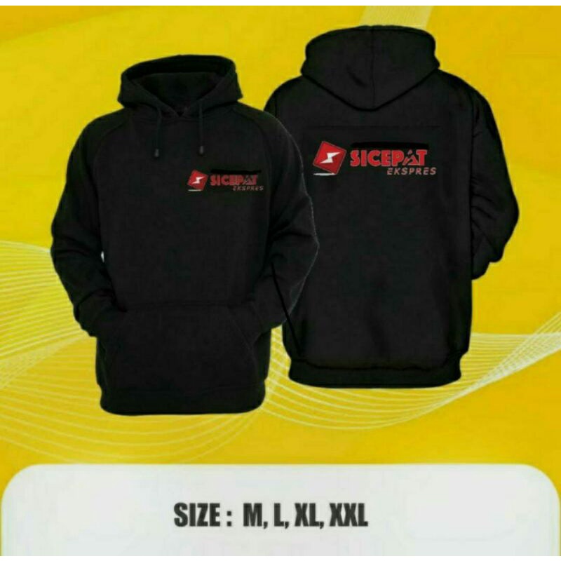 Jaket Sweater Sicepat Hoodie kurir sicepat ekspress