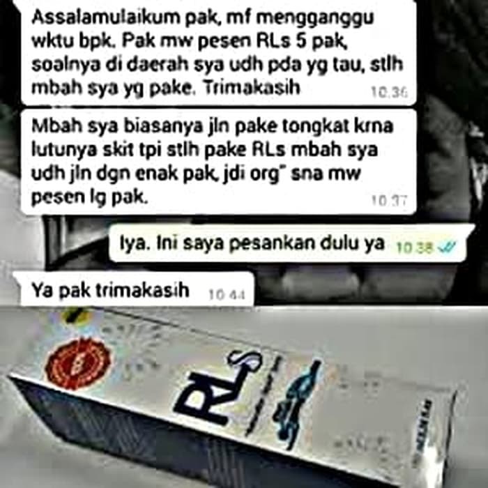 (RLS) Relaxation Liquid Spray pereda rasa sakit sudah terdaftar POM PROMO