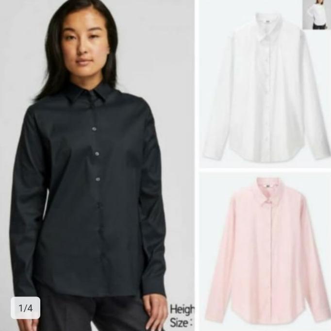 Kemeja Uniqlo Wanita Kemeja Uniqlo Supina Cotton 100% Original Uniqlo