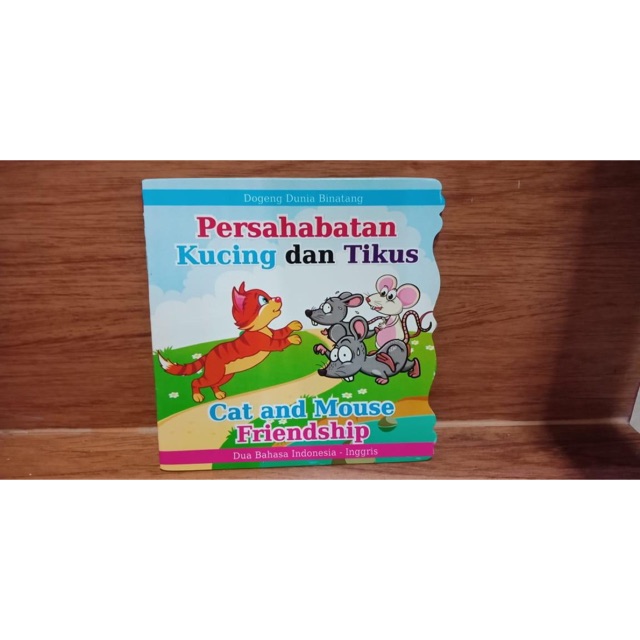 cerita binatang 2bahasa persahabatan kucing dan tikus