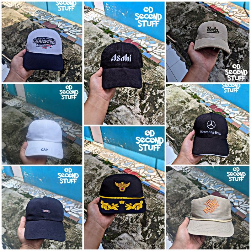 topi caps / trucker / golf second bekas preloved murah