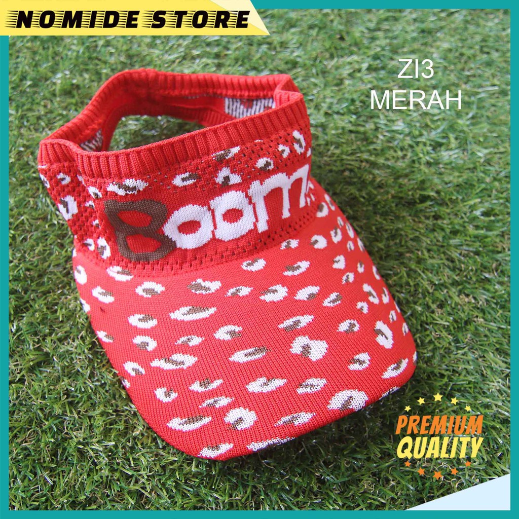 Topi Rajut Anak Visor Pantai Sunshade Motif Kartun Doraemon ANTI UV Topi Lucu Anak Laki Perempuan ZH-ZI3-MERAH