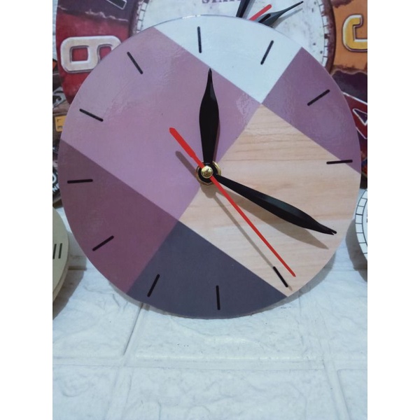 Jam Dinding Scandinavian MODERN UNIK diameter 20 cm mesin sweep-3